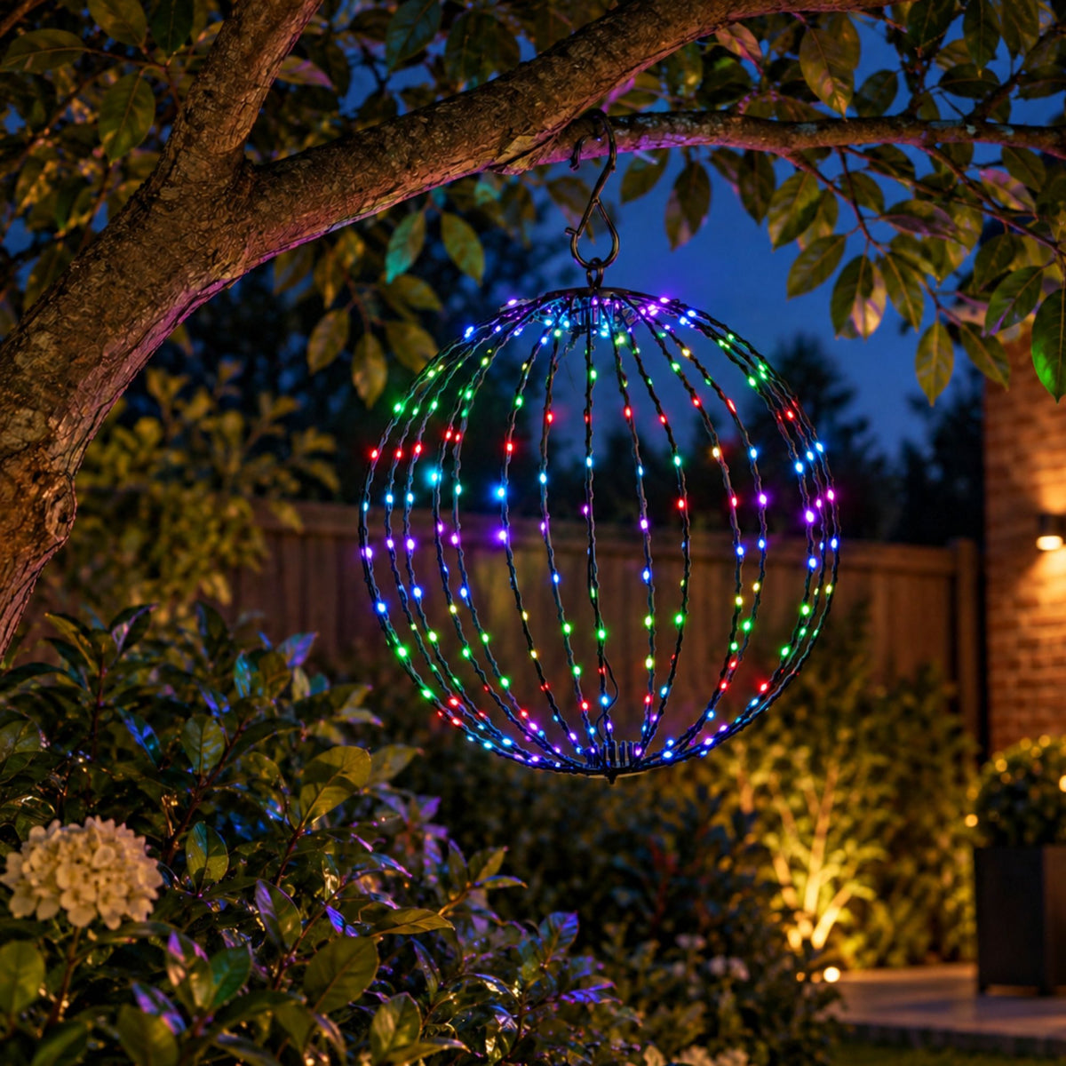 40cm Light up Colour Changing Christmas Orb with LEDs and Remote Control
