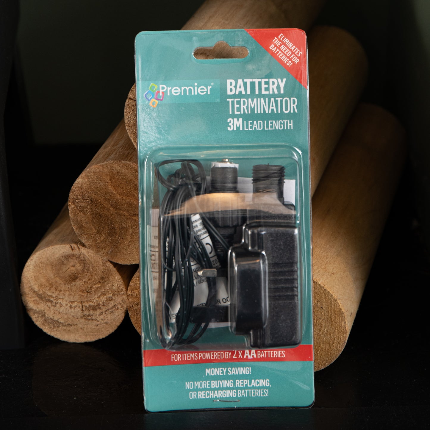 2 x AA Battery Replacement Plug in Power Adapter