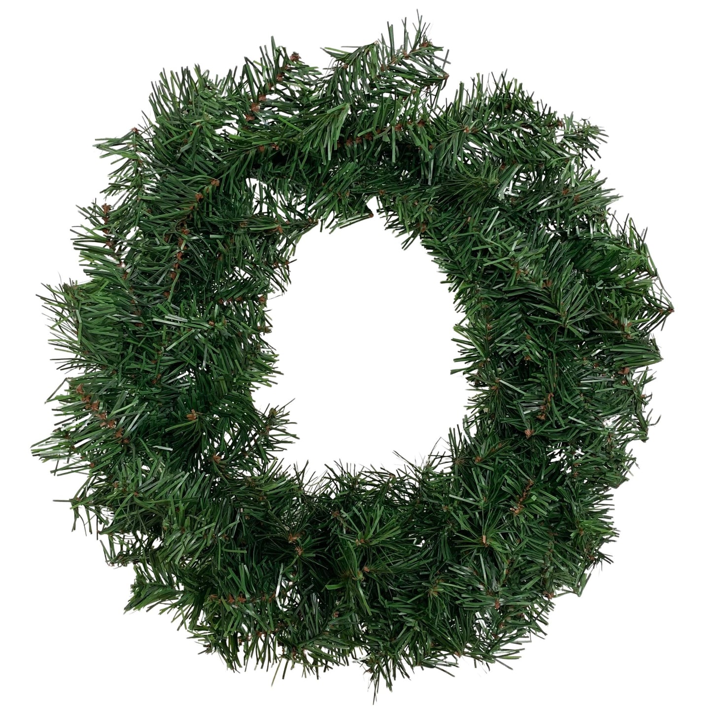 45cm Plain Green Colorado Christmas Door Wreath with PVC Tips