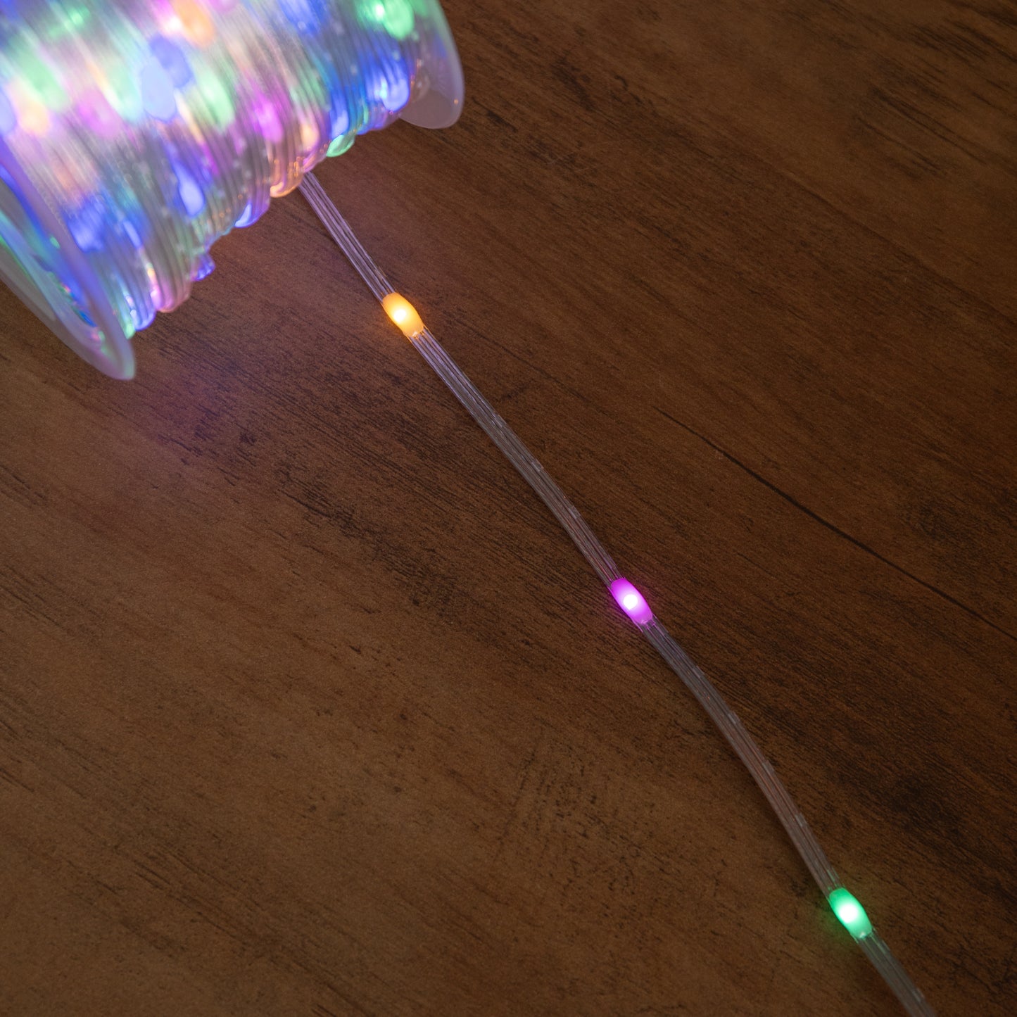 37.5m Light up Christmas Two Tone String Lights with 500 Warm White & Multi-Coloured LEDs