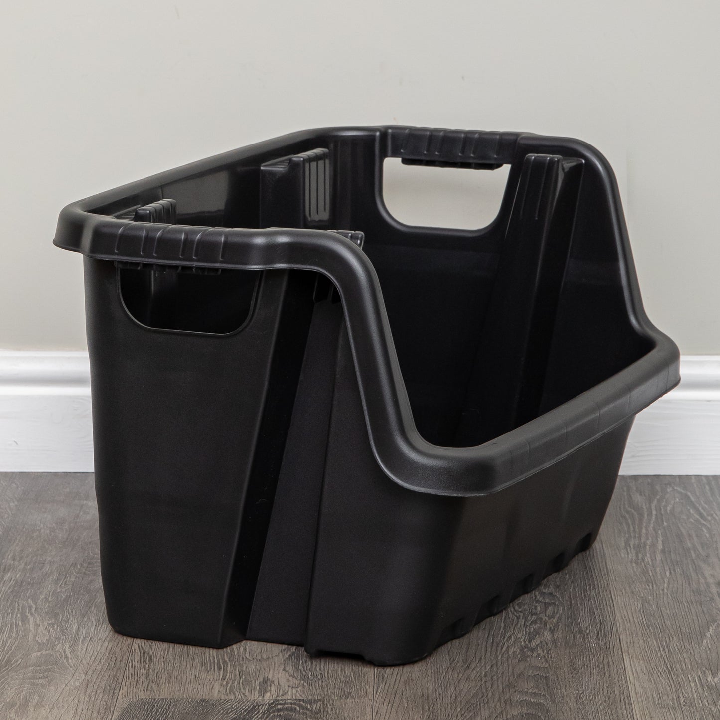 2 Pack of 36x 59cm Heavy Duty Stackable Pick Bin Crates