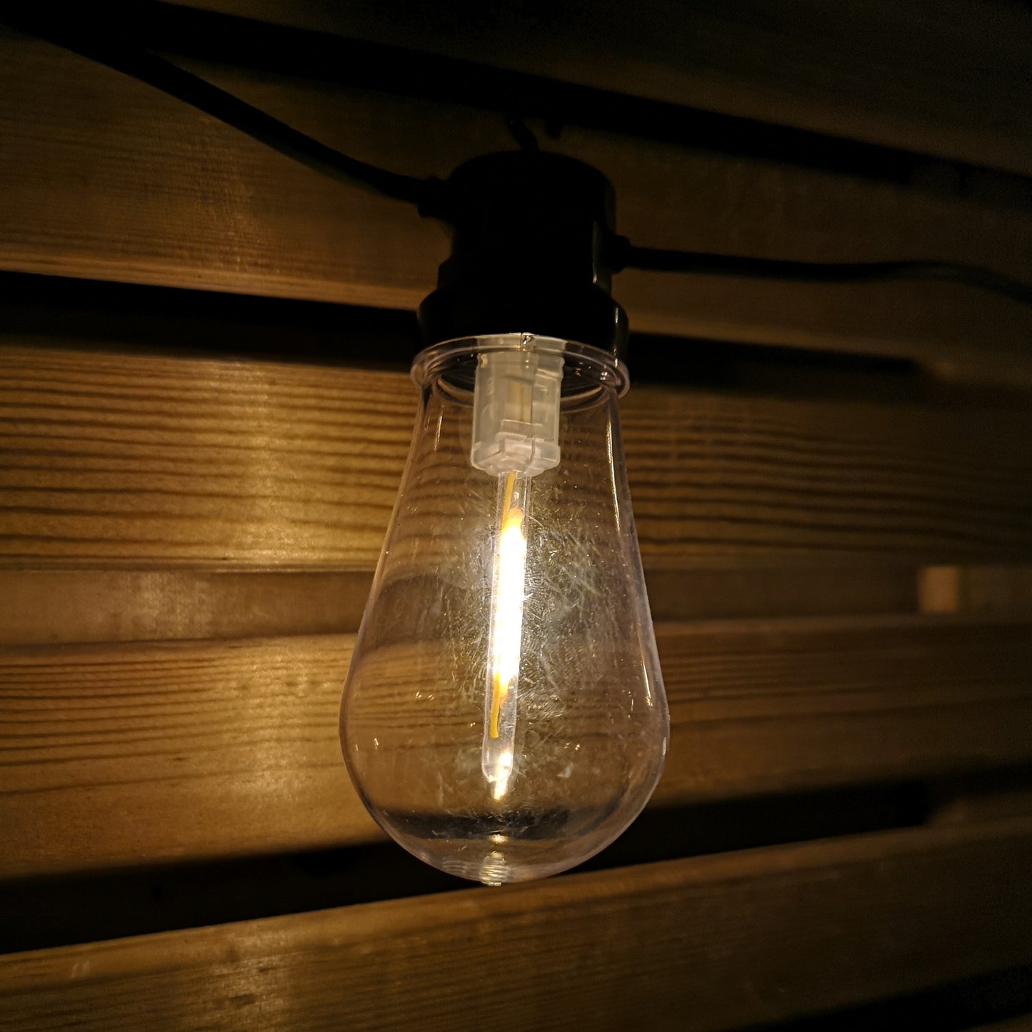 4.5m 10 Warm White LED Connectable Festoon Lights Christmas Decorations