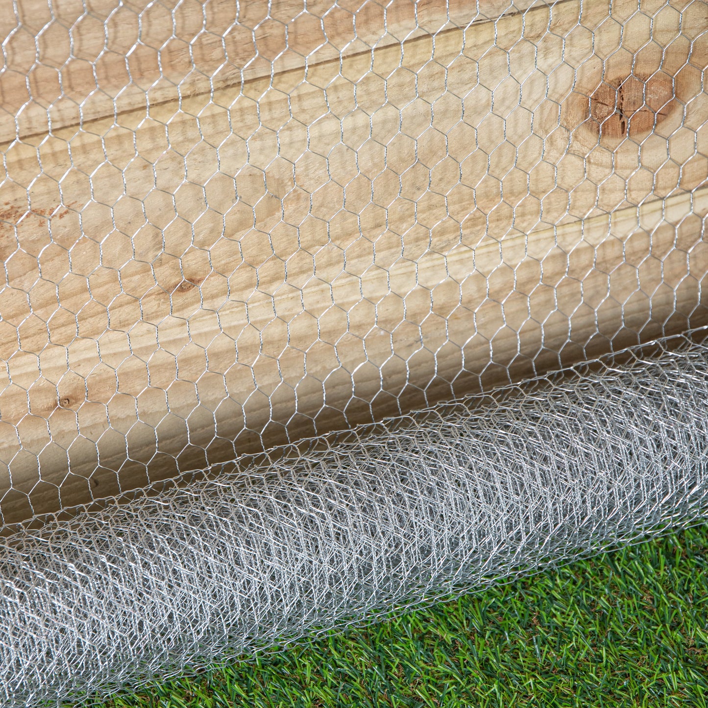 5m x 60cm x 13mm Galvanised Steel Chicken Garden Wire Net Fencing