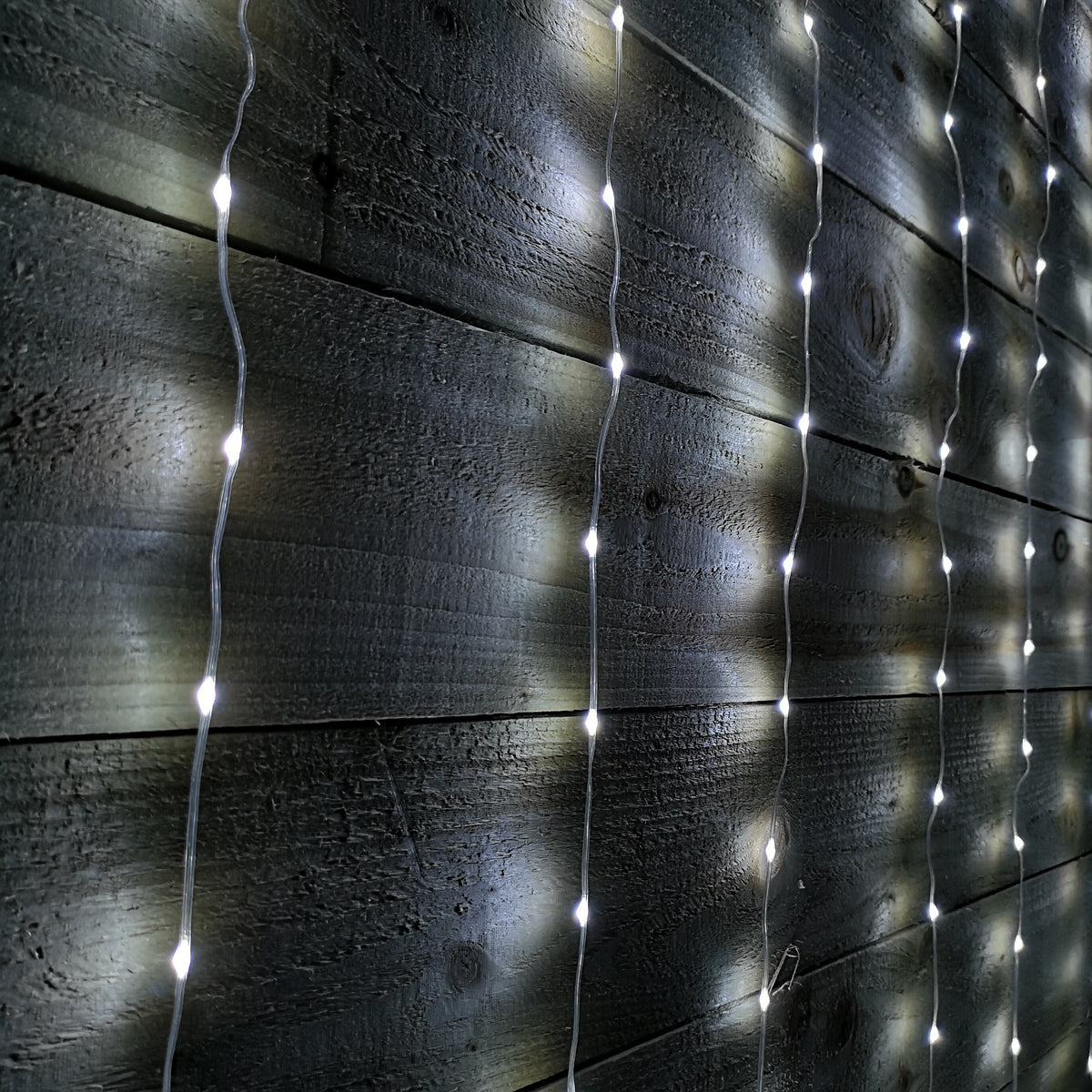 2.1m 300 LED Indoor Outdoor Party Curtain Christmas Lights in Cool White