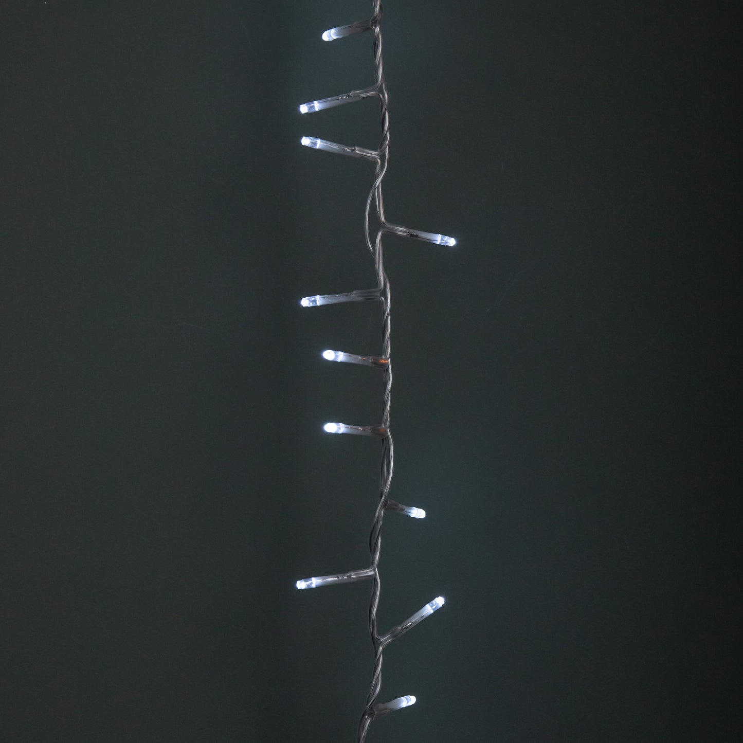 37.5m 1500 LED TreeBrights Christmas String Lights with Timer in White on Clear Cable