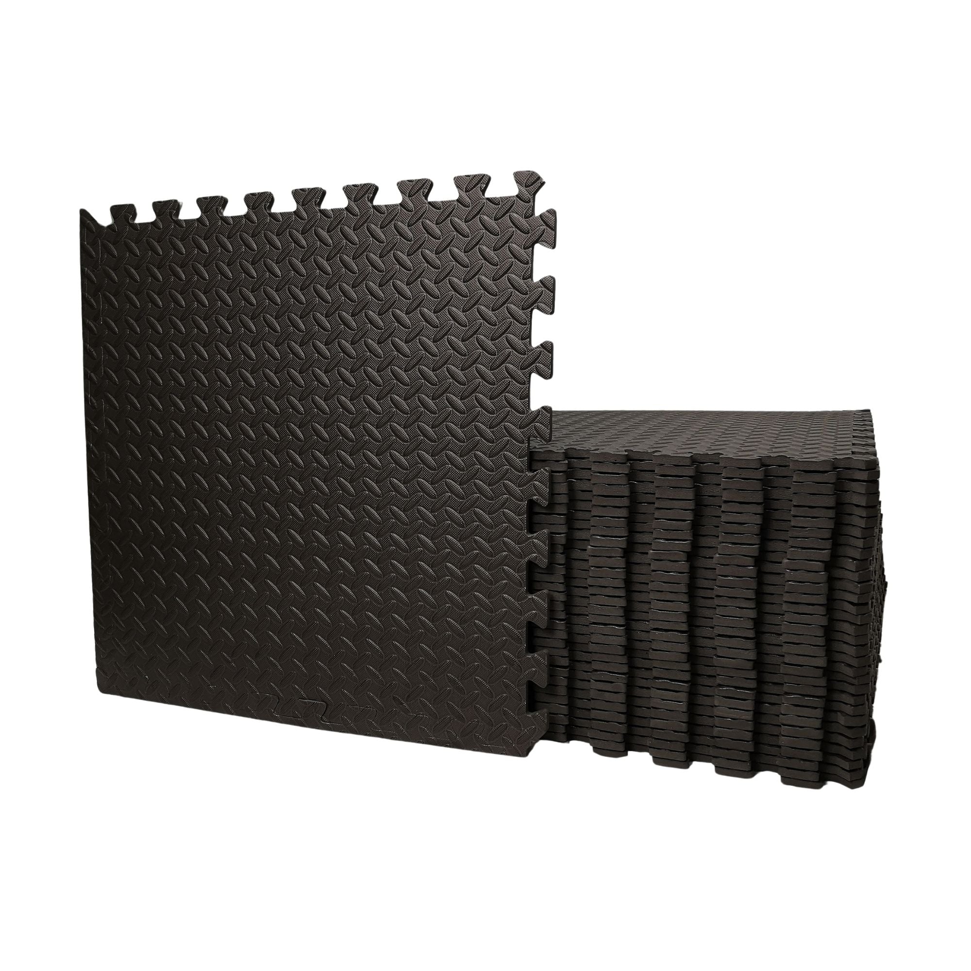 4 Piece EVA Foam Floor Protective Floor Tiles / Mats 60x60cm Each Set For Gyms, Kitchens, Garages, Camping, Kids Play Matting, Hot Tub Flooring Mats And Much More Set Covers 1.44 sqm (15.5 sq ft)