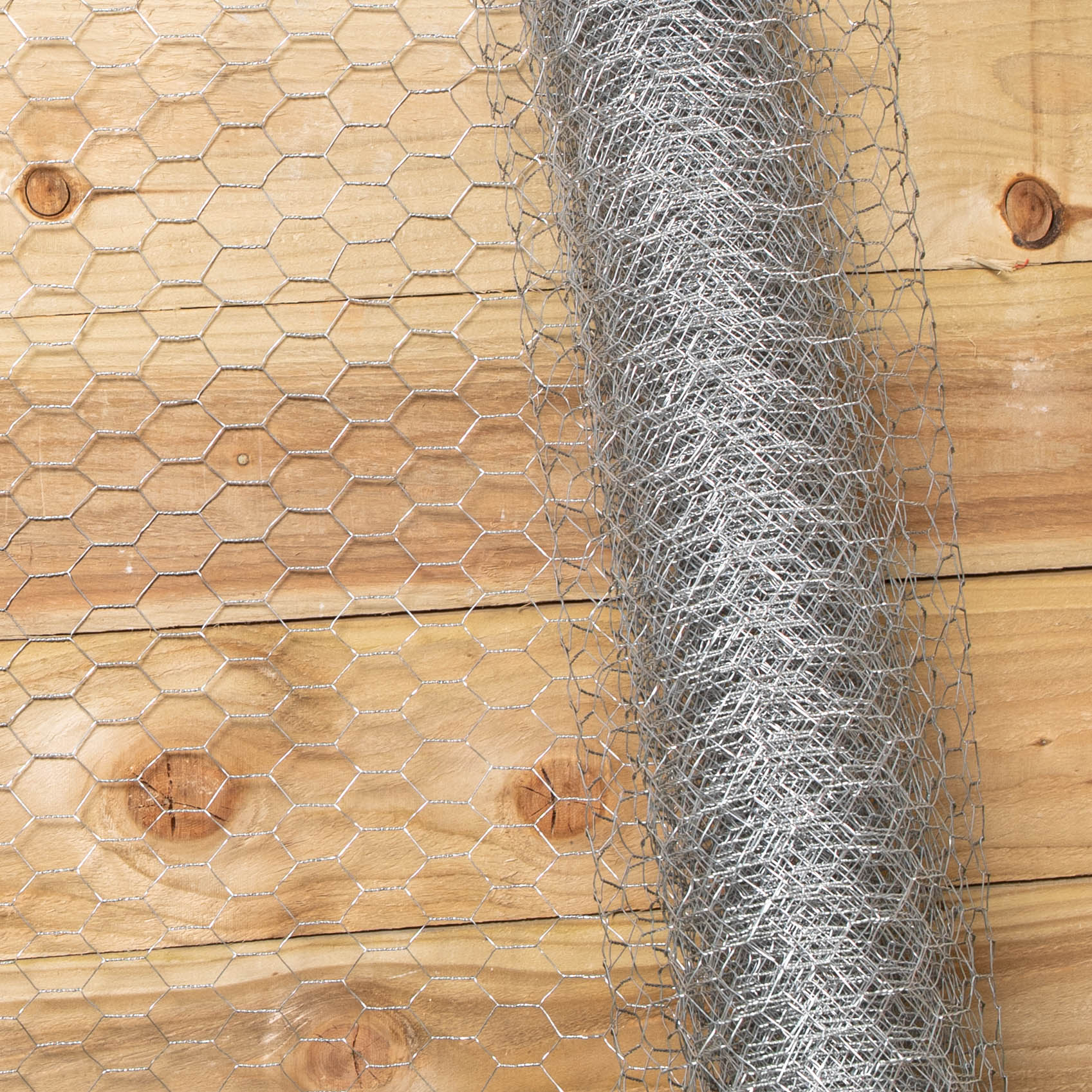 10m x 90cm x 25mm Galvanised Steel Chicken Garden Wire Netting / Fencing