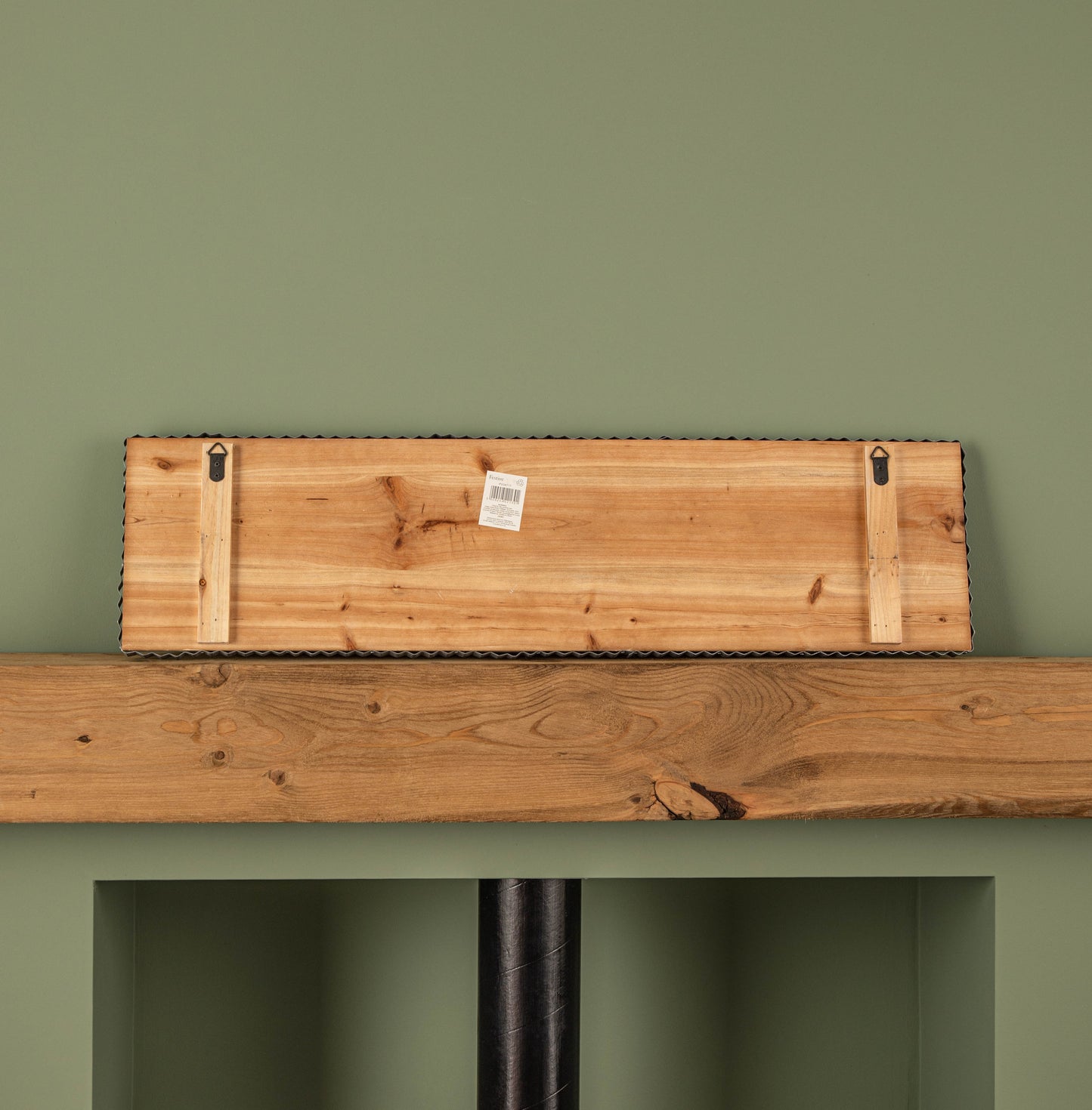 82cm White Wooden Christmas Market Hanging Sign