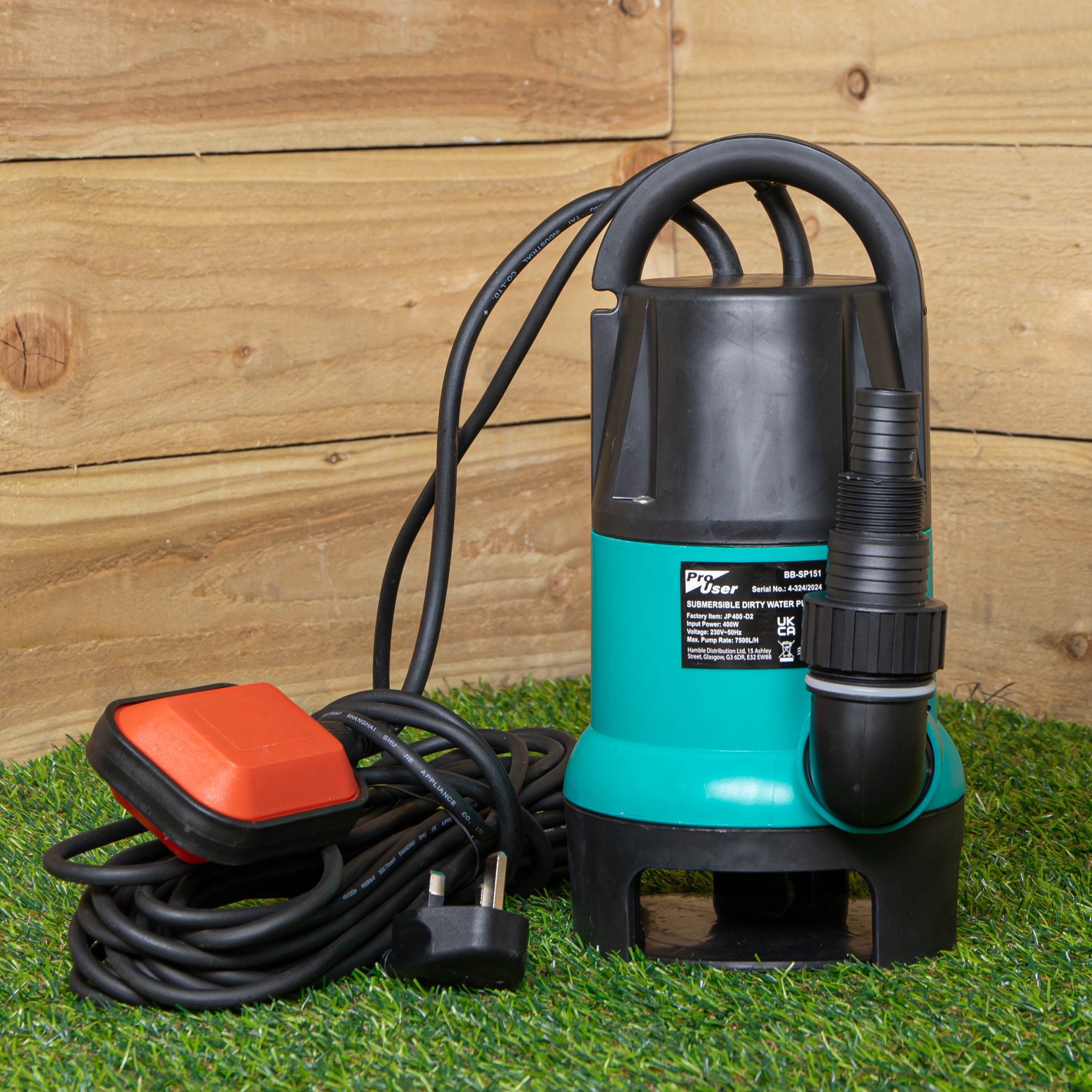 400w Submersible Dirty Water Pump with Automatic Floating Switch