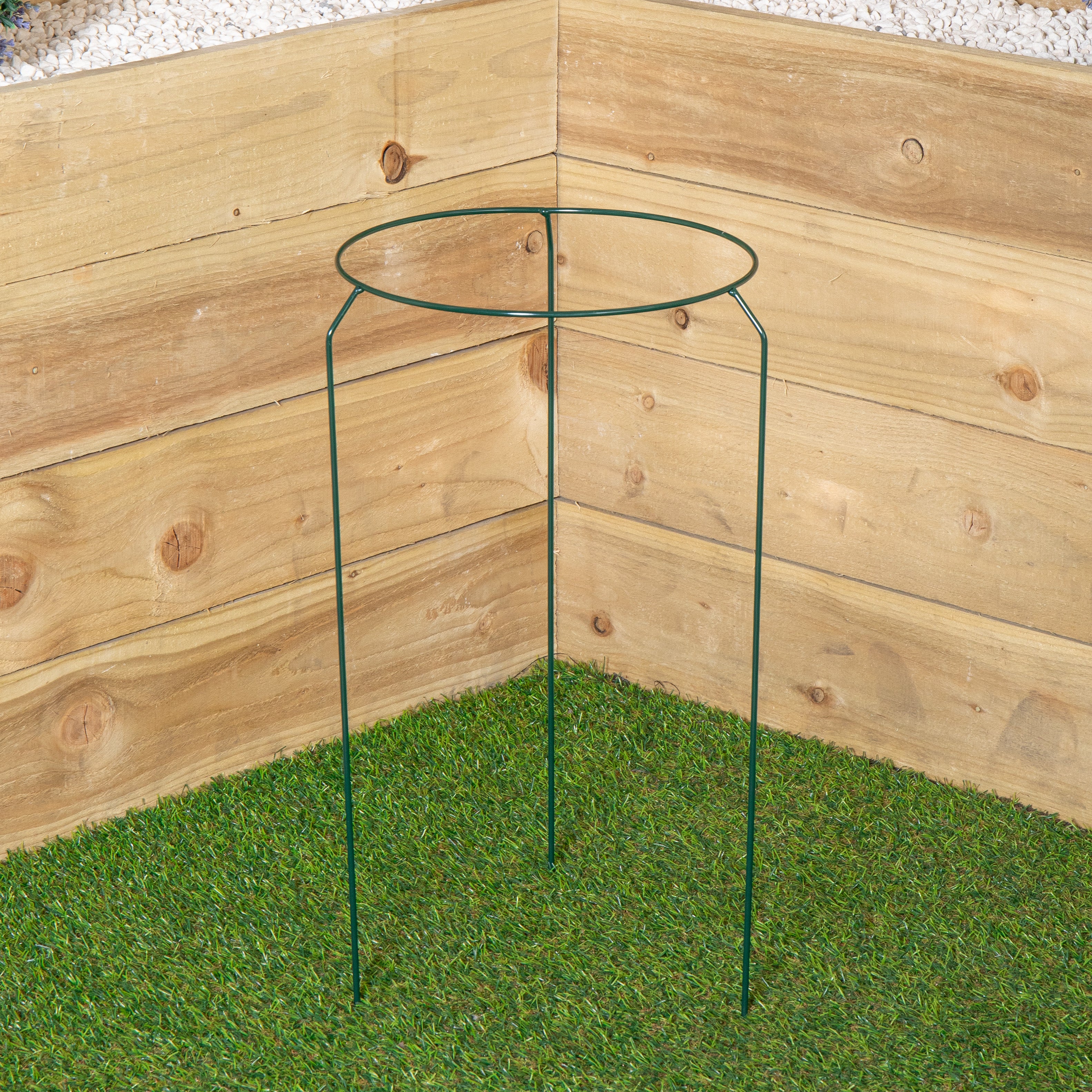 Tom Chambers Urban Metal Herbaceous Garden Plant Support Ring Medium 30cm x 50cm