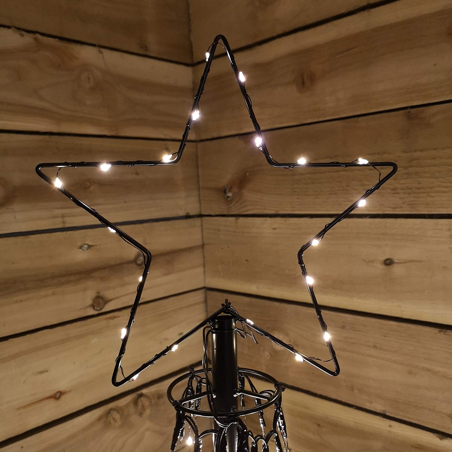 Factory Seconds: Snowtime Christmas 1.85m Maypole Tree 560 Flashing Wire Lights