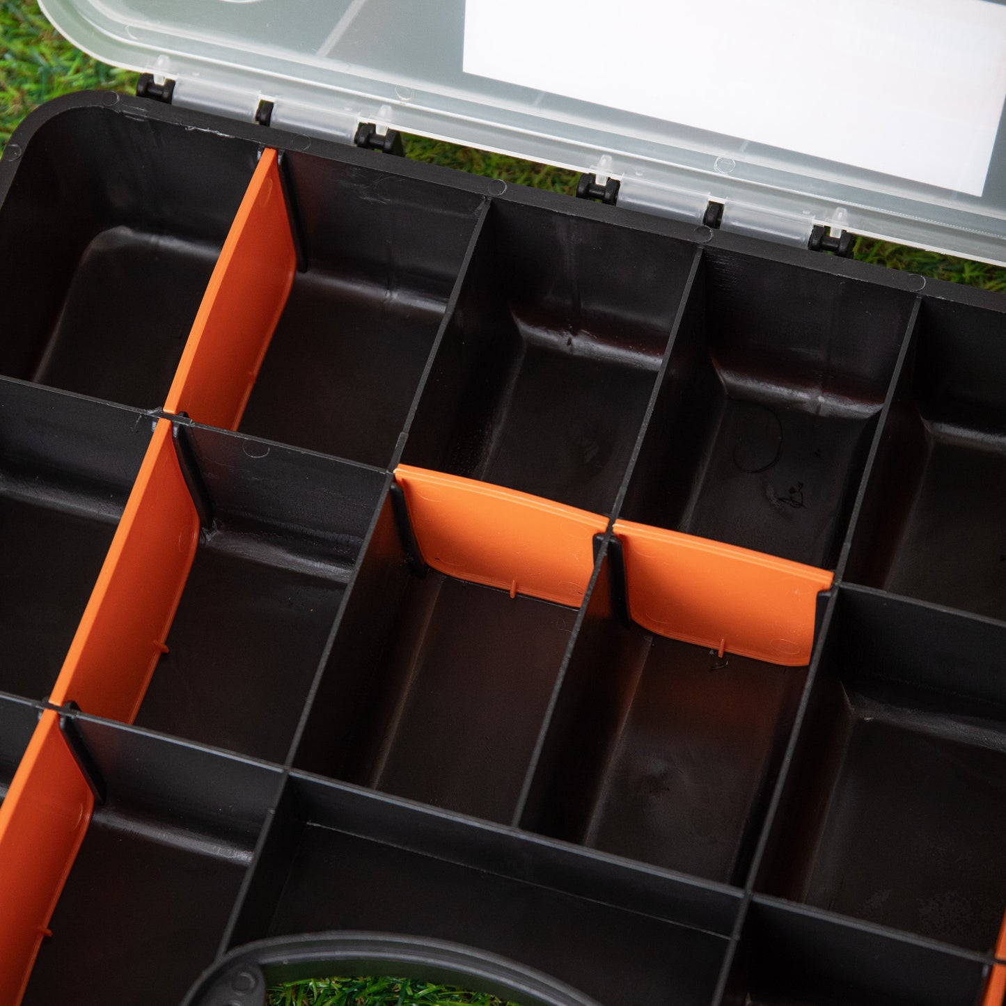 29 x 38cm DIY Plastic Storage Tub Box with 15 Compartments
