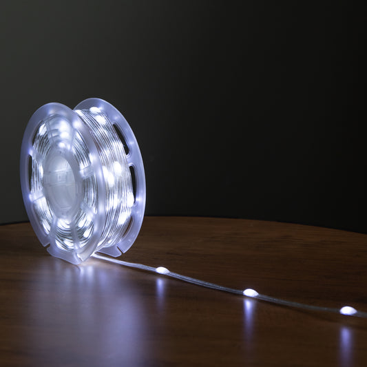 15m Light up Christmas Two Tone String Lights with 200 Warm White & Cool White LEDs