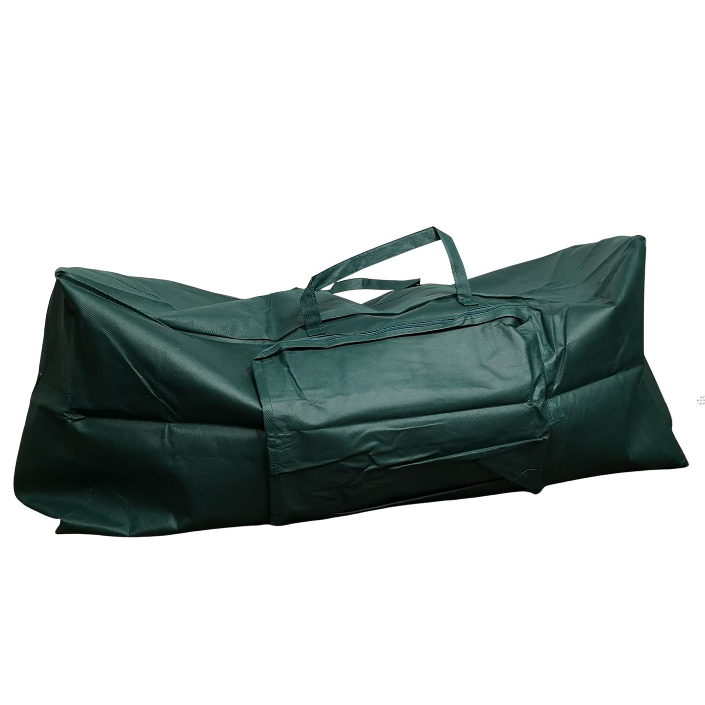1.2m Green Christmas Tree Storage Bag with Zip and Carry Handle