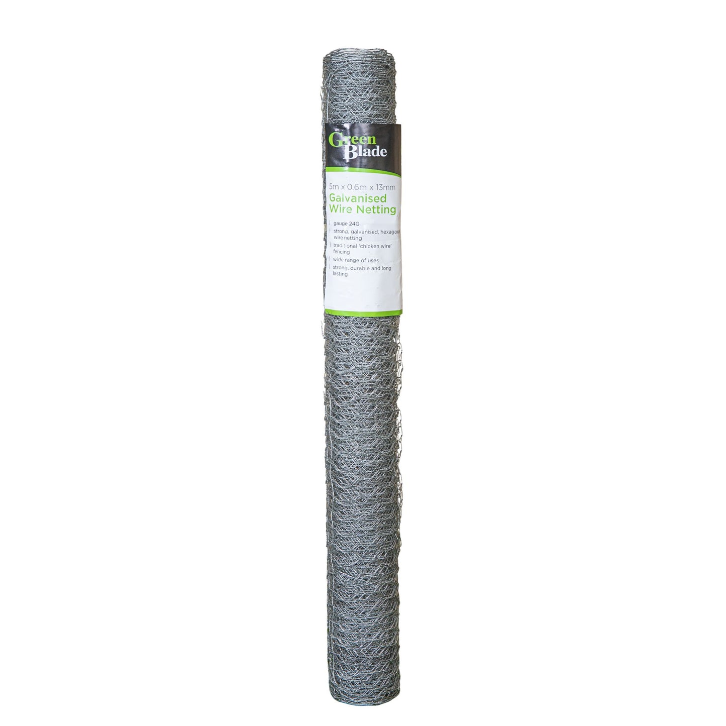 5m x 60cm x 13mm Galvanised Steel Chicken Garden Wire Net Fencing