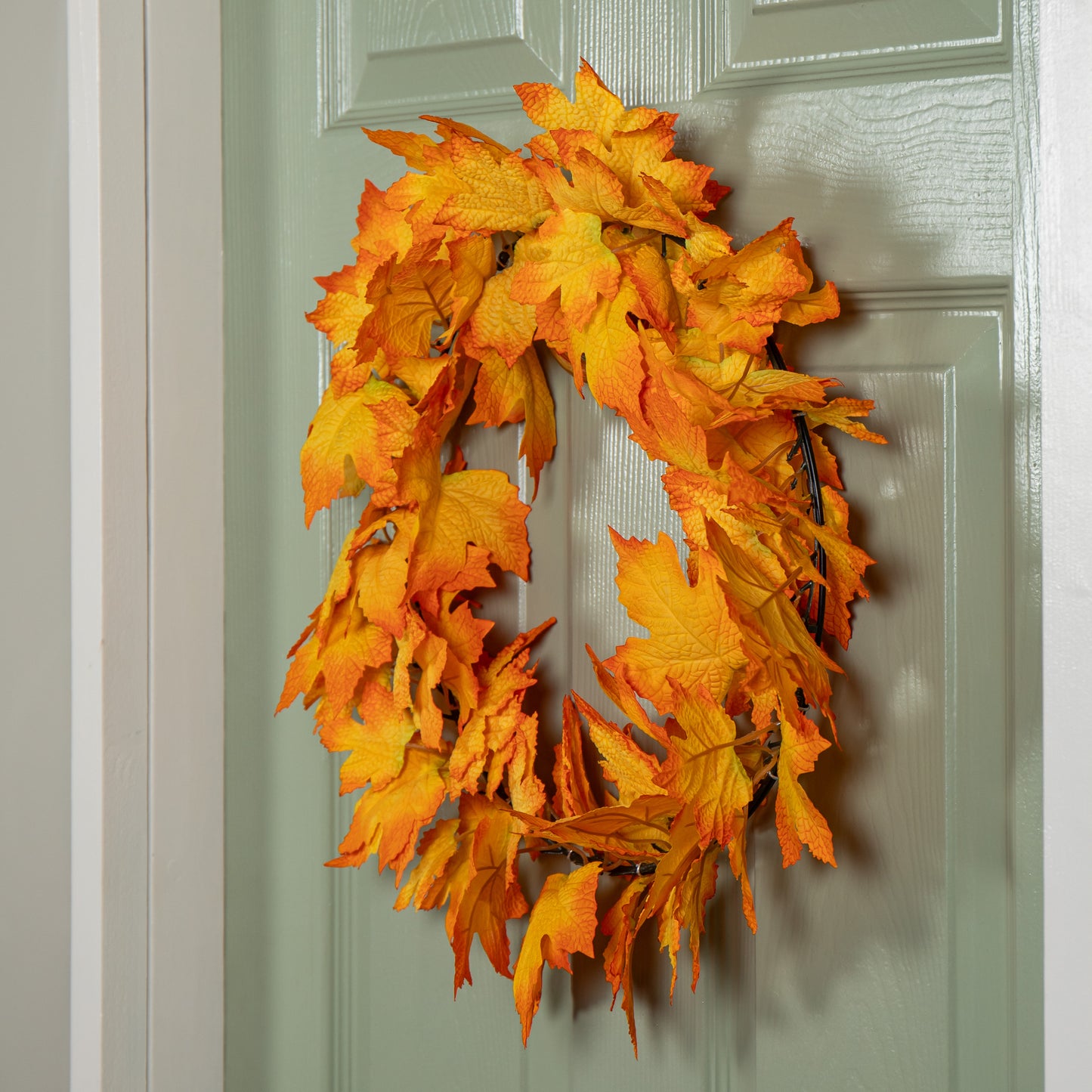 50cm Hanging Bright Autumn Faux Wreath