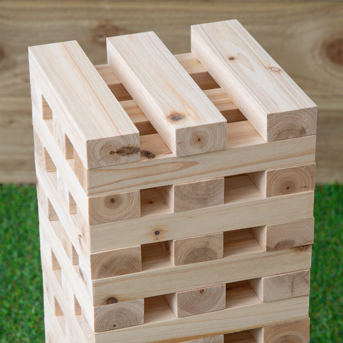 Giant Wooden Jenga Style Tumbling Tower Garden Party Game