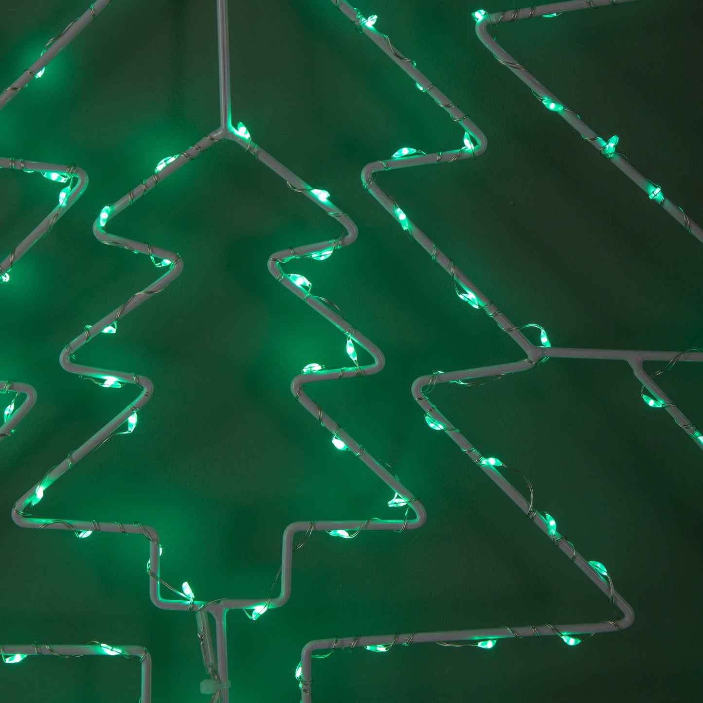 50cm Light up 3 Layered Christmas Tree with 150 Multi-Action Green LEDs