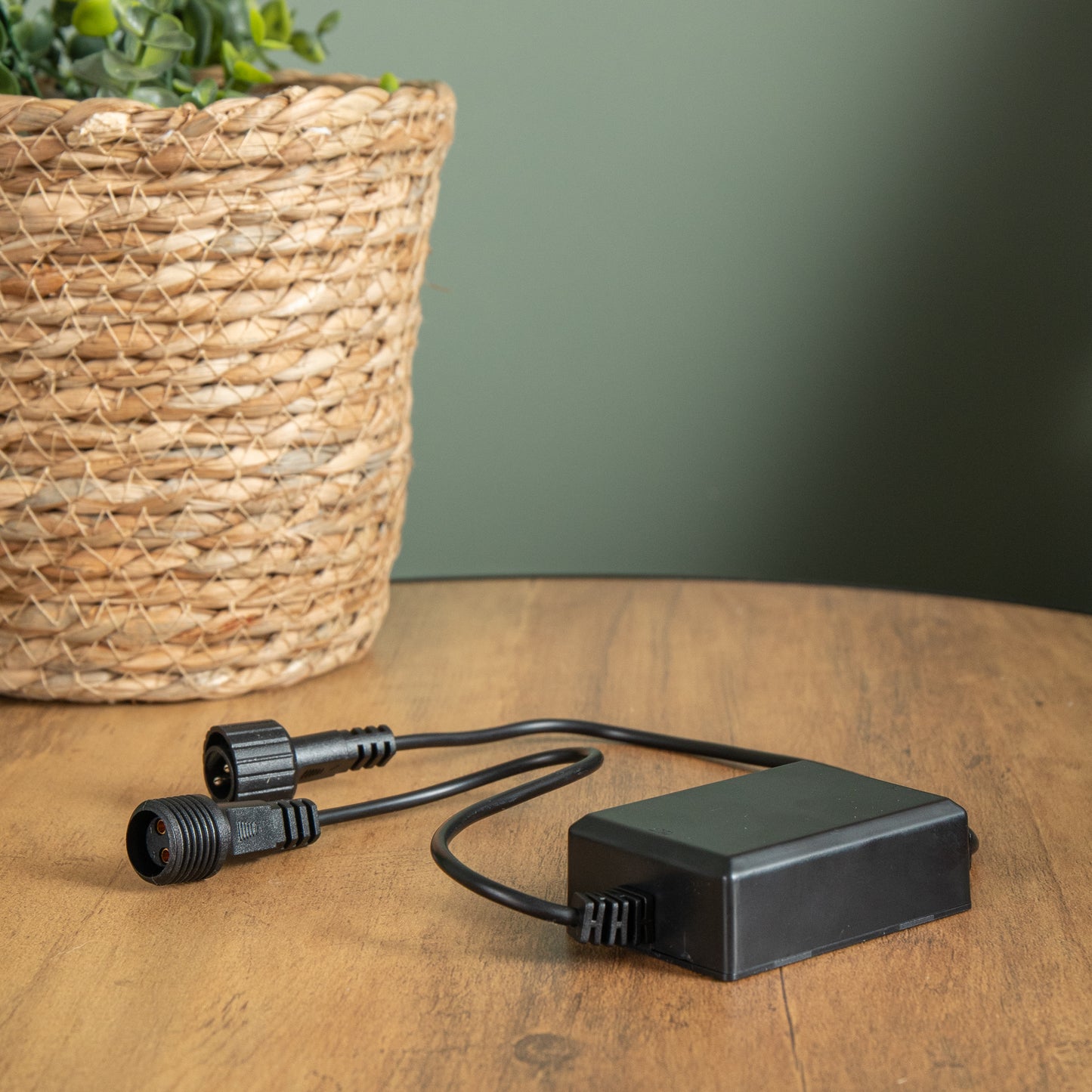 Black Inline Connector Box Cable for Remote Control Magic Wand