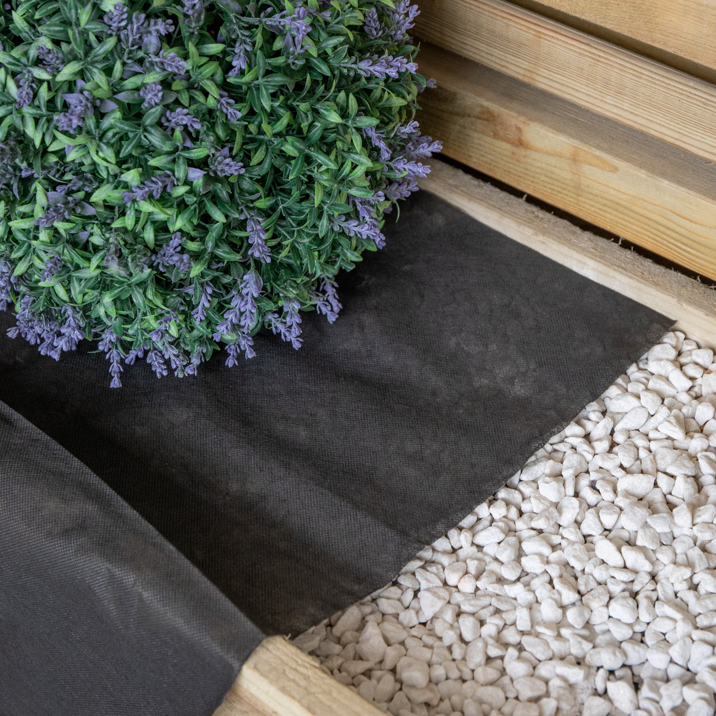 8m x 1.5m Roll of Garden Weed Guard Control Fabric