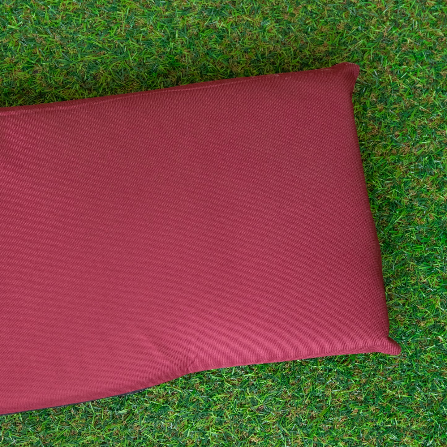 99 x 20 x 5cm Cushion Back for 2 Seater Wooden Garden Bench in Burgundy