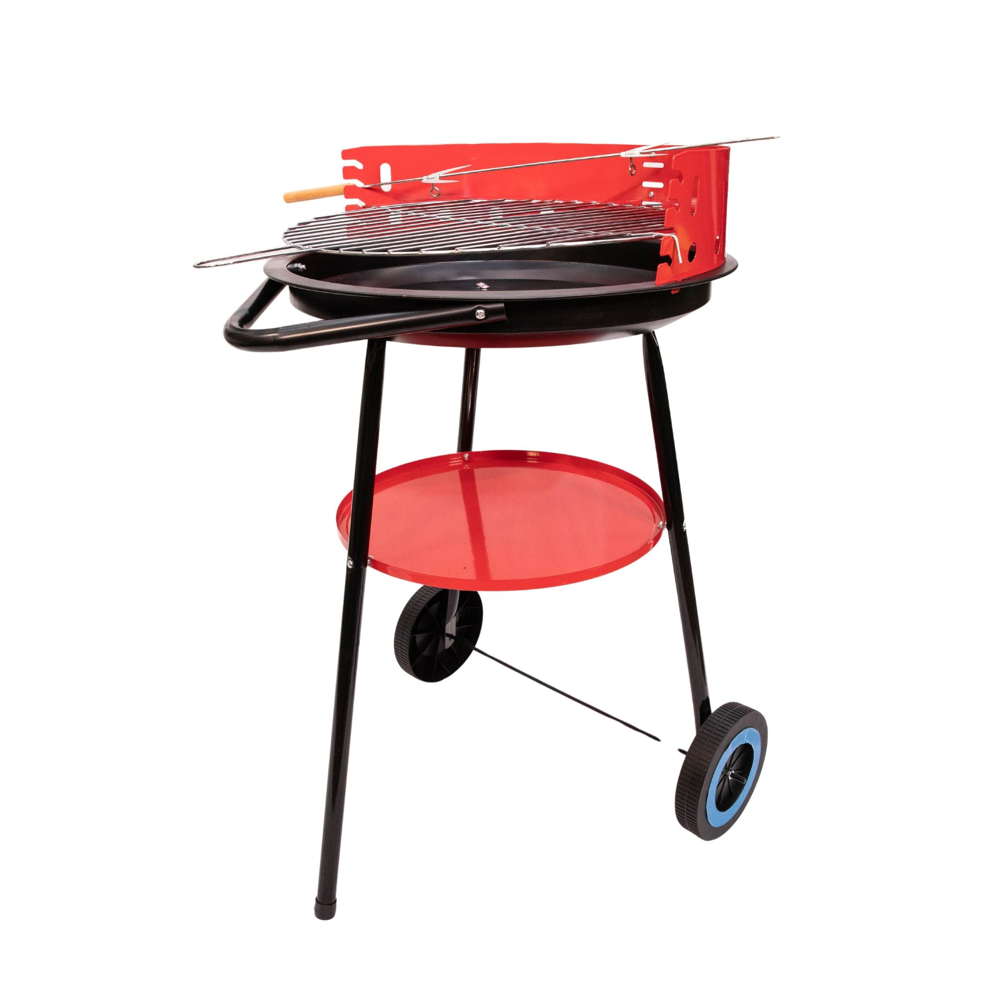 17" Outdoor Portable Garden Patio Round Charcoal Barbecue / BBQ with Wheels