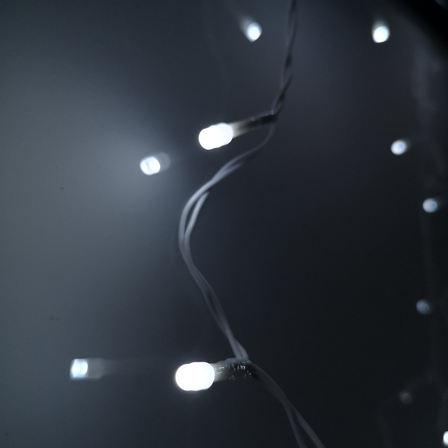 25m 1000 White LED Frosted Icicle Indoor Outdoor Christmas Lights with Timer