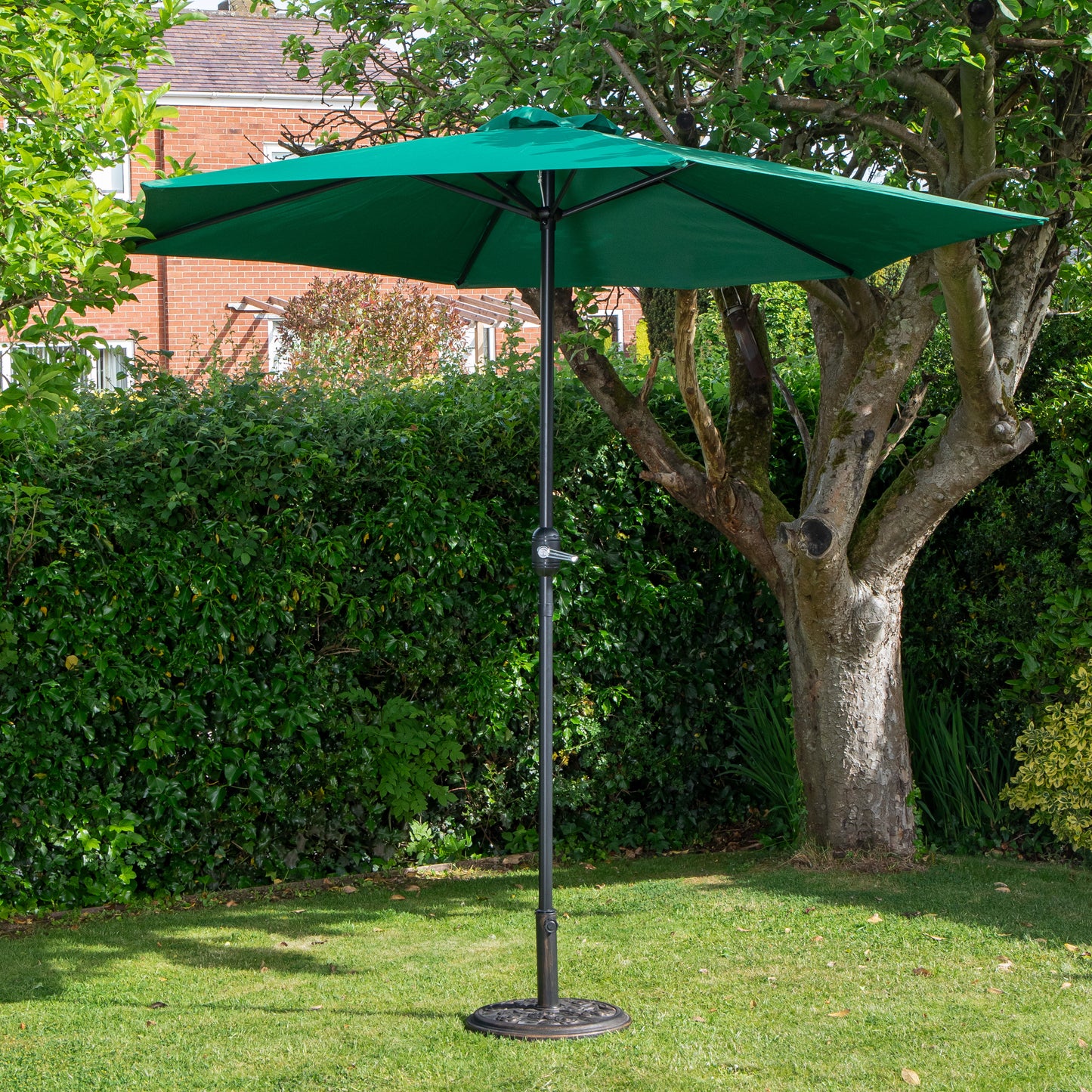Choice of Colour Samuel Alexander 2.7m Havana Parasol with Crank Handle with 9kg Base Included