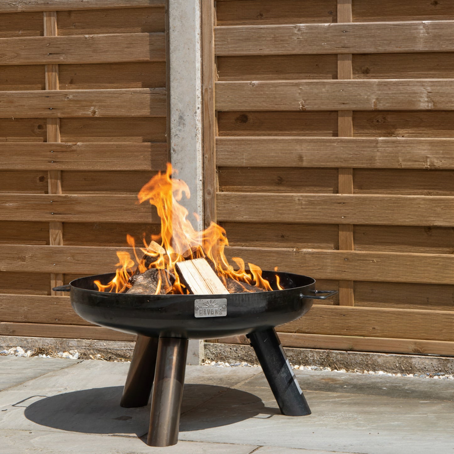 35cm Black Steel Primo Caldera Outdoor Garden Fire Pit