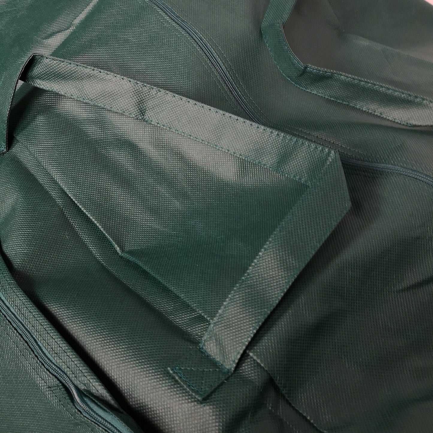 1.2m Green Christmas Tree Storage Bag with Zip and Carry Handle