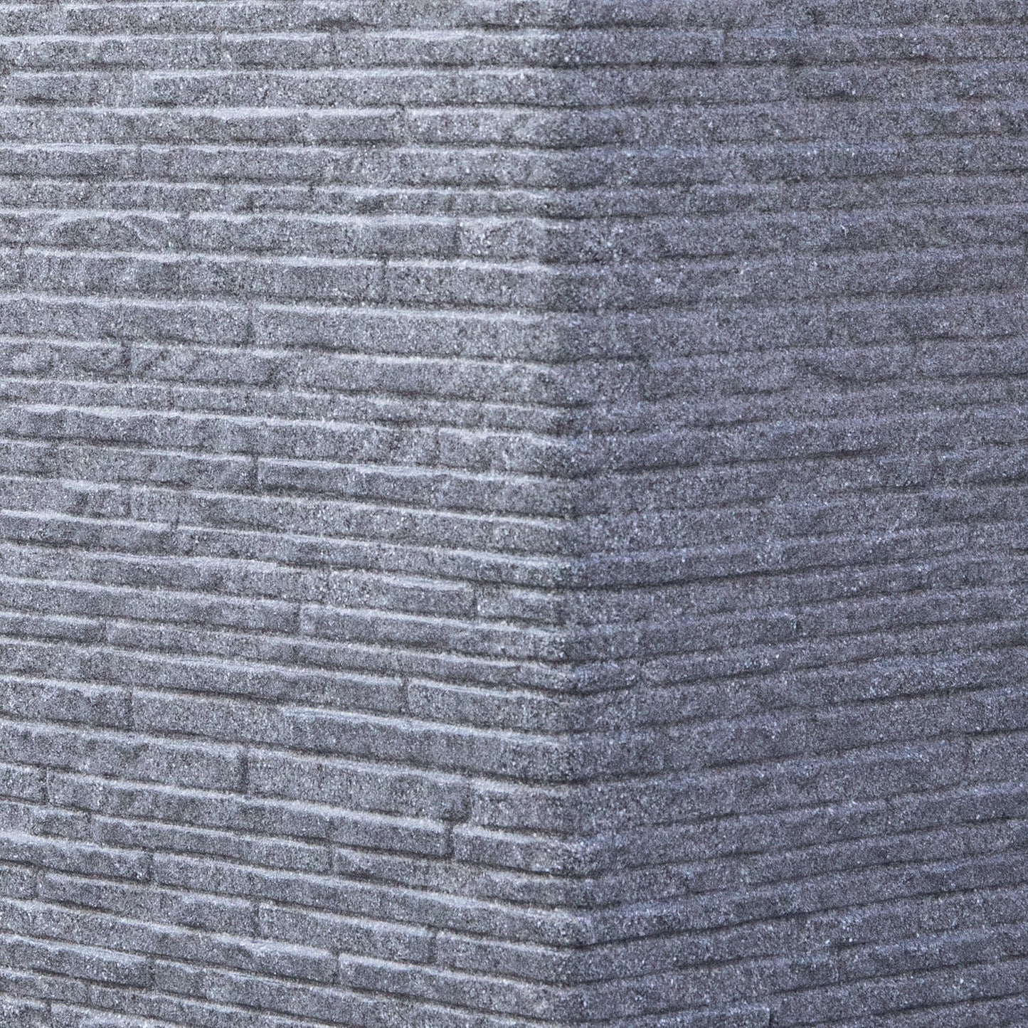 45cm Tall Plastic Ash Grey Slate Effect Garden Patio Trough