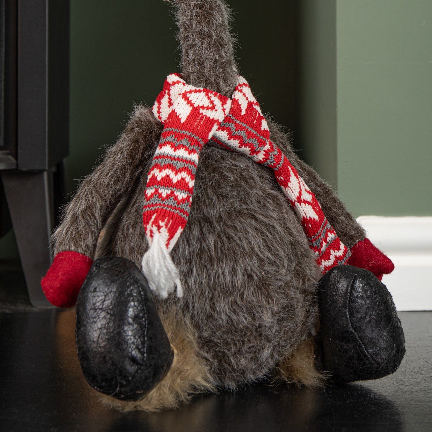 67cm Grey Plush Sitting Rat A Louis Christmas Decoration