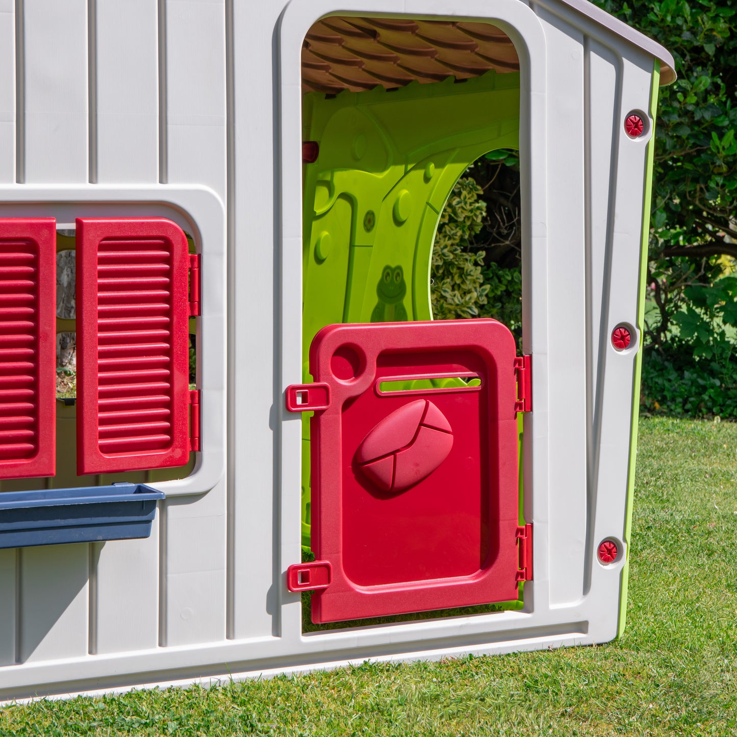 1.15m Kids Plastic Wendy House Galilee Village Playhouse