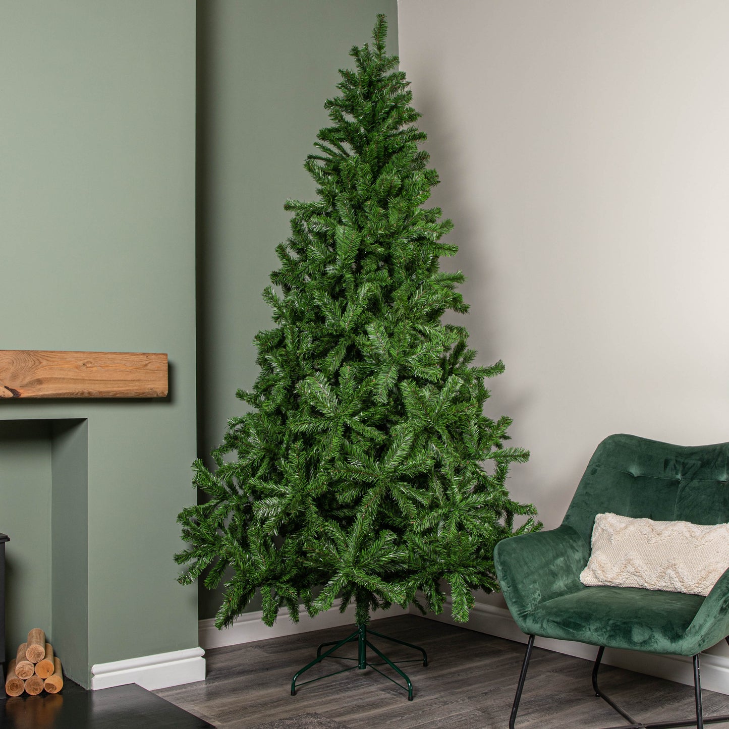 8ft Colorado Spruce Christmas Tree in Green with 1095 tips 148cm Diameter