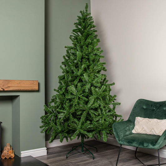 8ft Colorado Spruce Christmas Tree in Green with 1095 tips 148cm Diameter