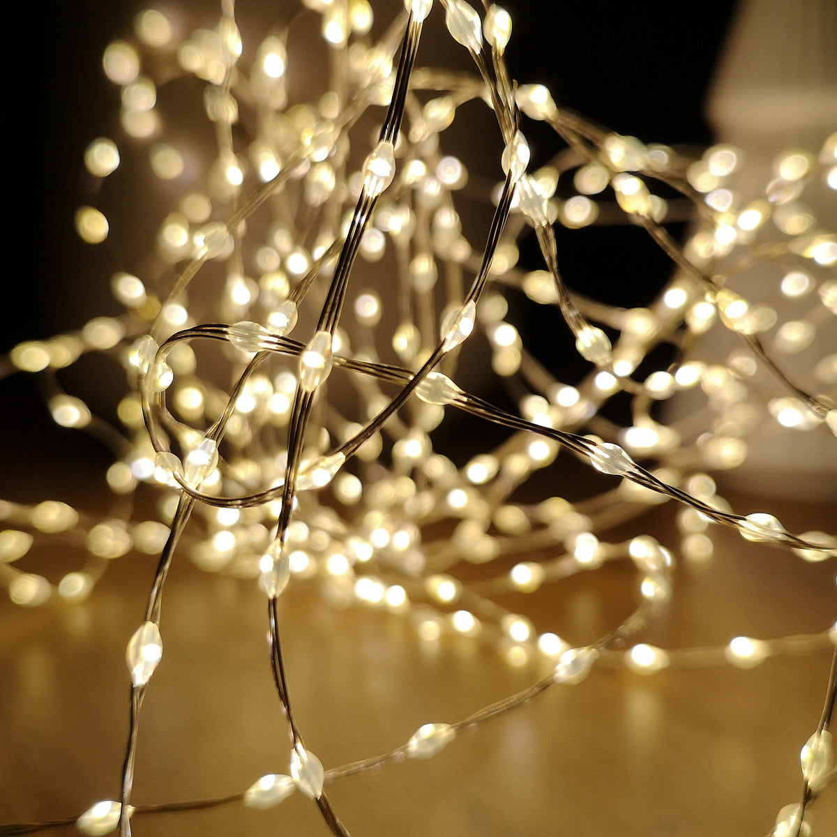 12.8m Compact MicroBrights Christmas Lights with 800 LEDs in Warm White