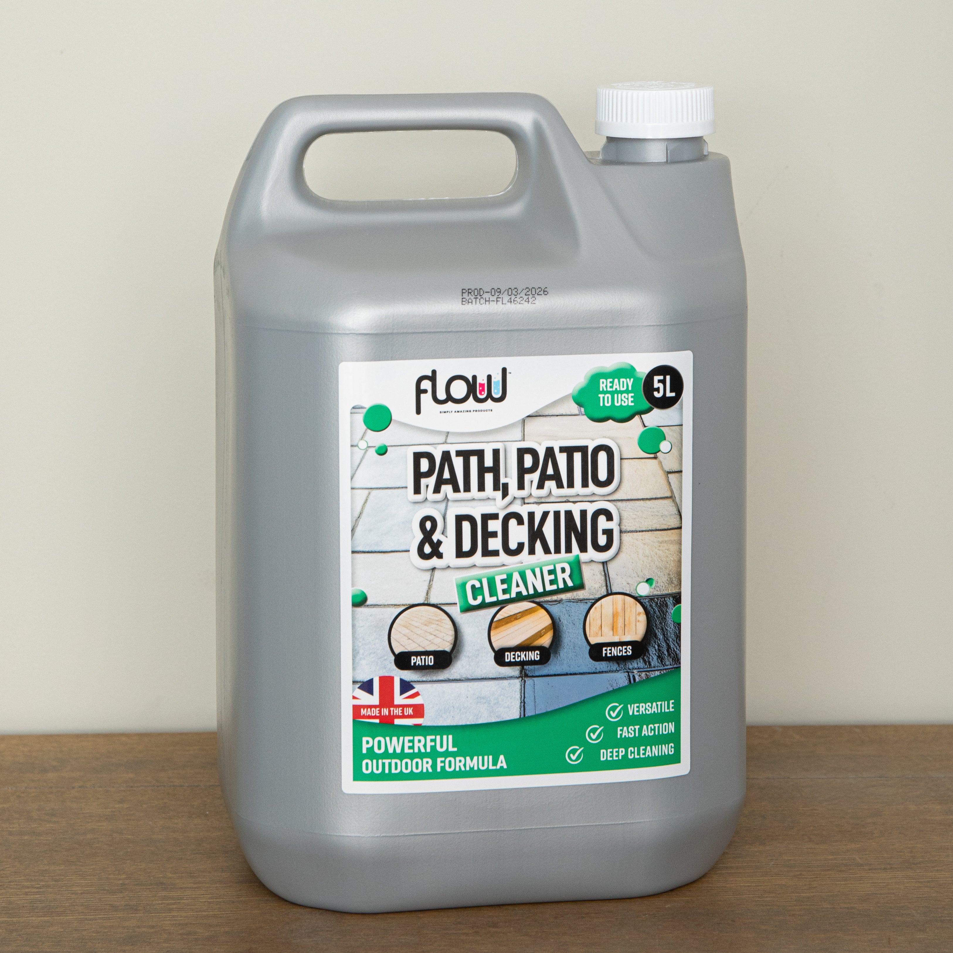 5 Litre Outdoor Patio and Decking Multi-Purpose Cleaner