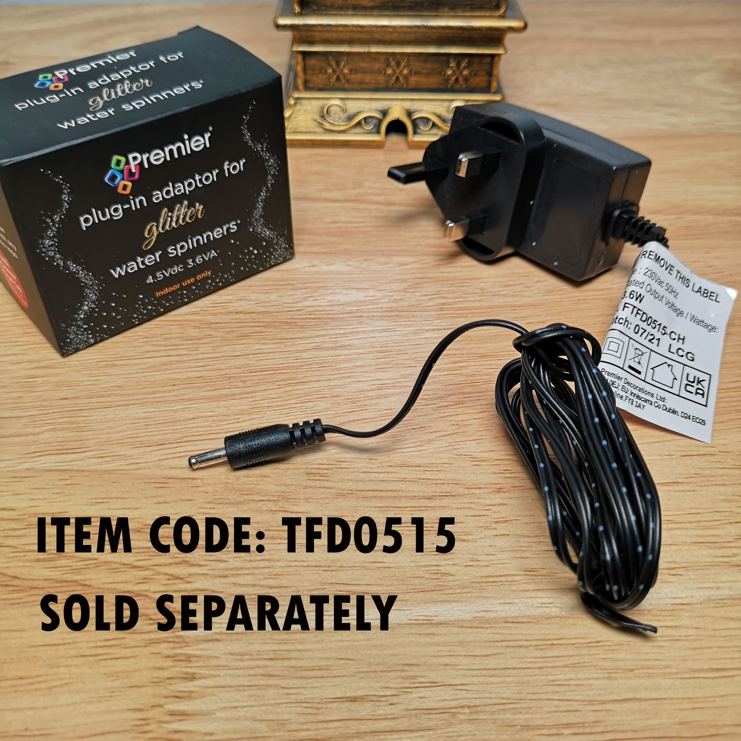 27cm Premier Christmas Water Spinners Antique Effect Lantern with Santa Scene  Dual Powered