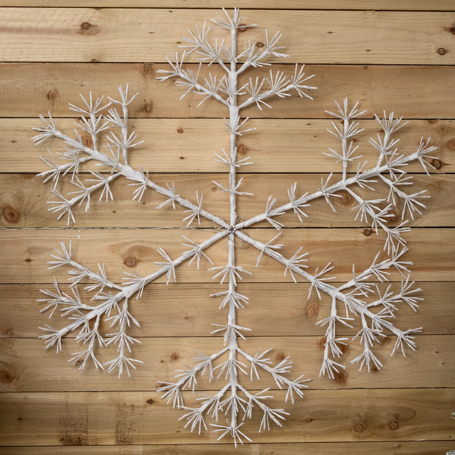 1.2m Twinkling Starburst Snowflake Christmas decoration with 960 Rainbow LEDs