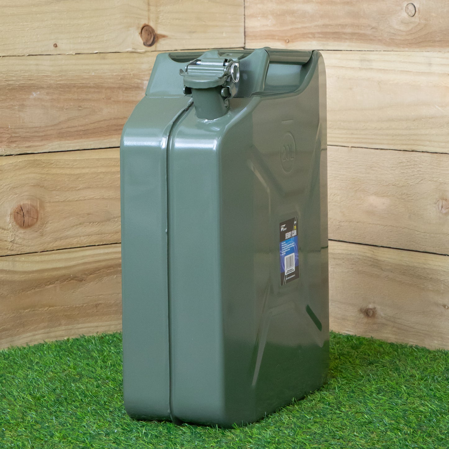 20 Litre Metal Jerry Can for Fuel with Leak Proof Bayonet Closure