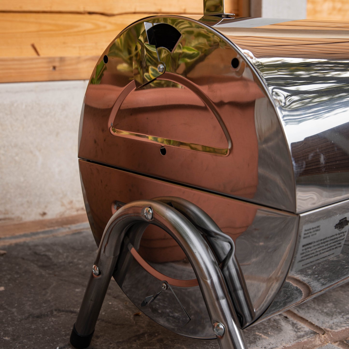 Portable Barrel Style Charcoal Camping Barbecue / BBQ