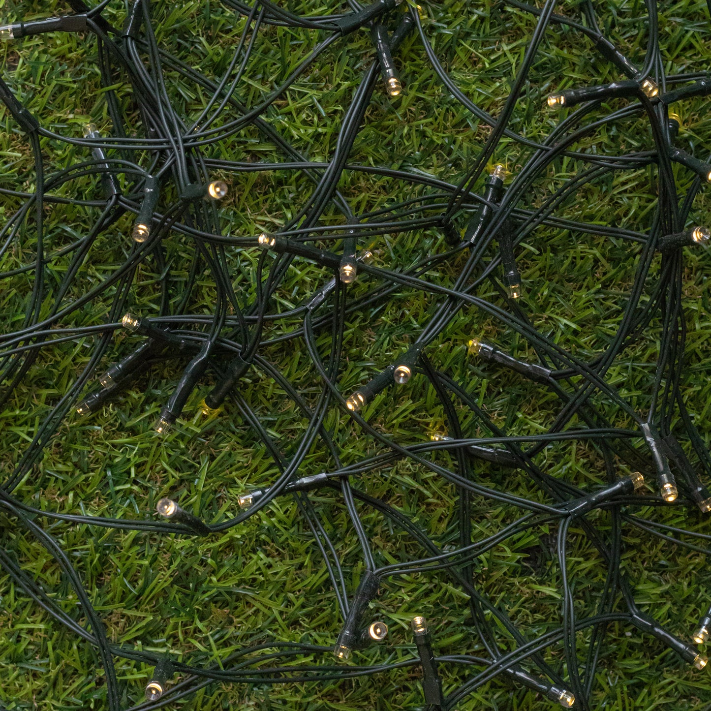 12m Solar Powered Outdoor Garden String Lights with 200 Warm White LEDs