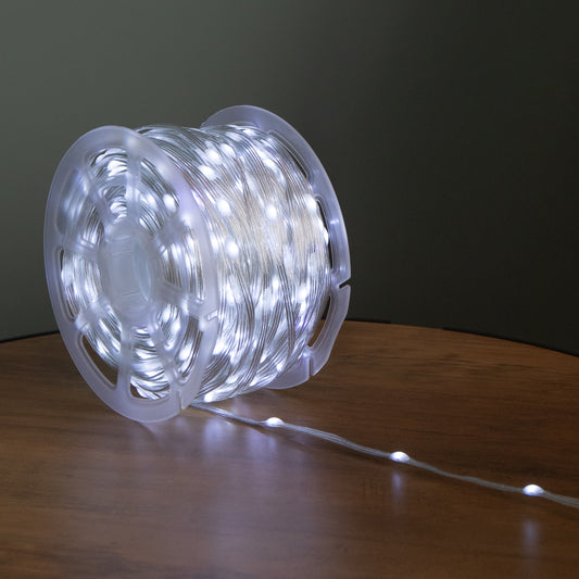 75m Light up Christmas Two Tone String Lights with 1000 Warm White & Cool White LEDs