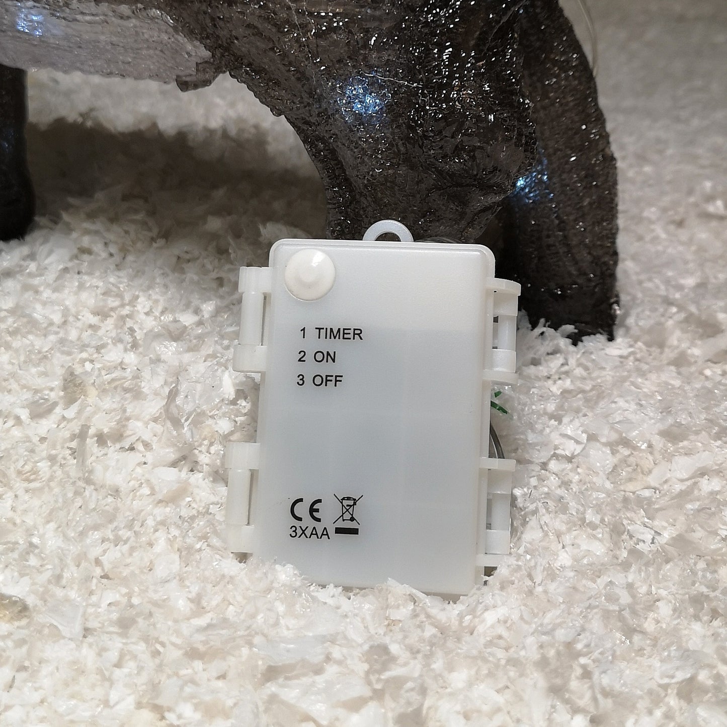 34cm Battery Operated LED Light up Acrylic Christmas Donkey Decoration