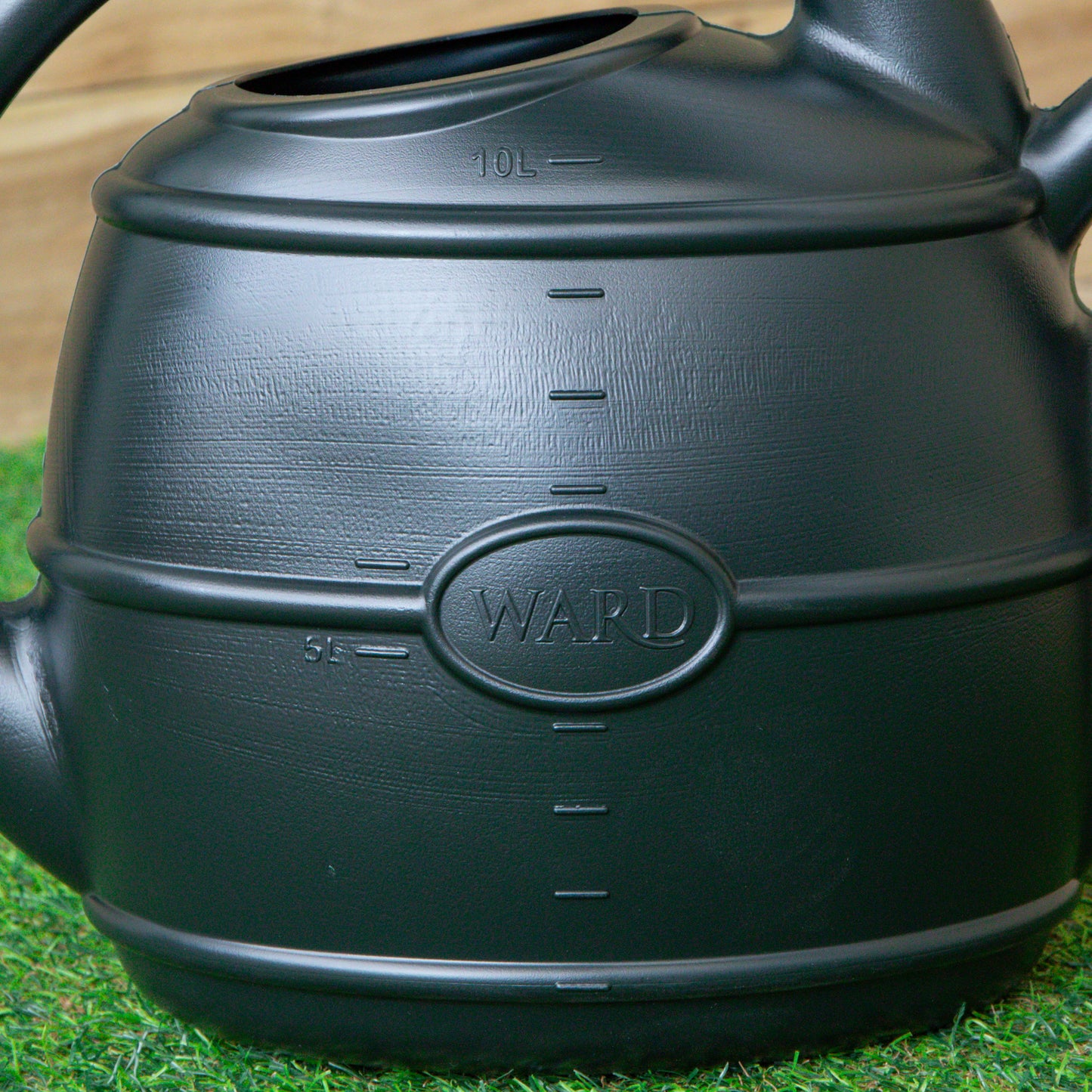 10L Garden Patio Ward Watering Can with Rose in Green