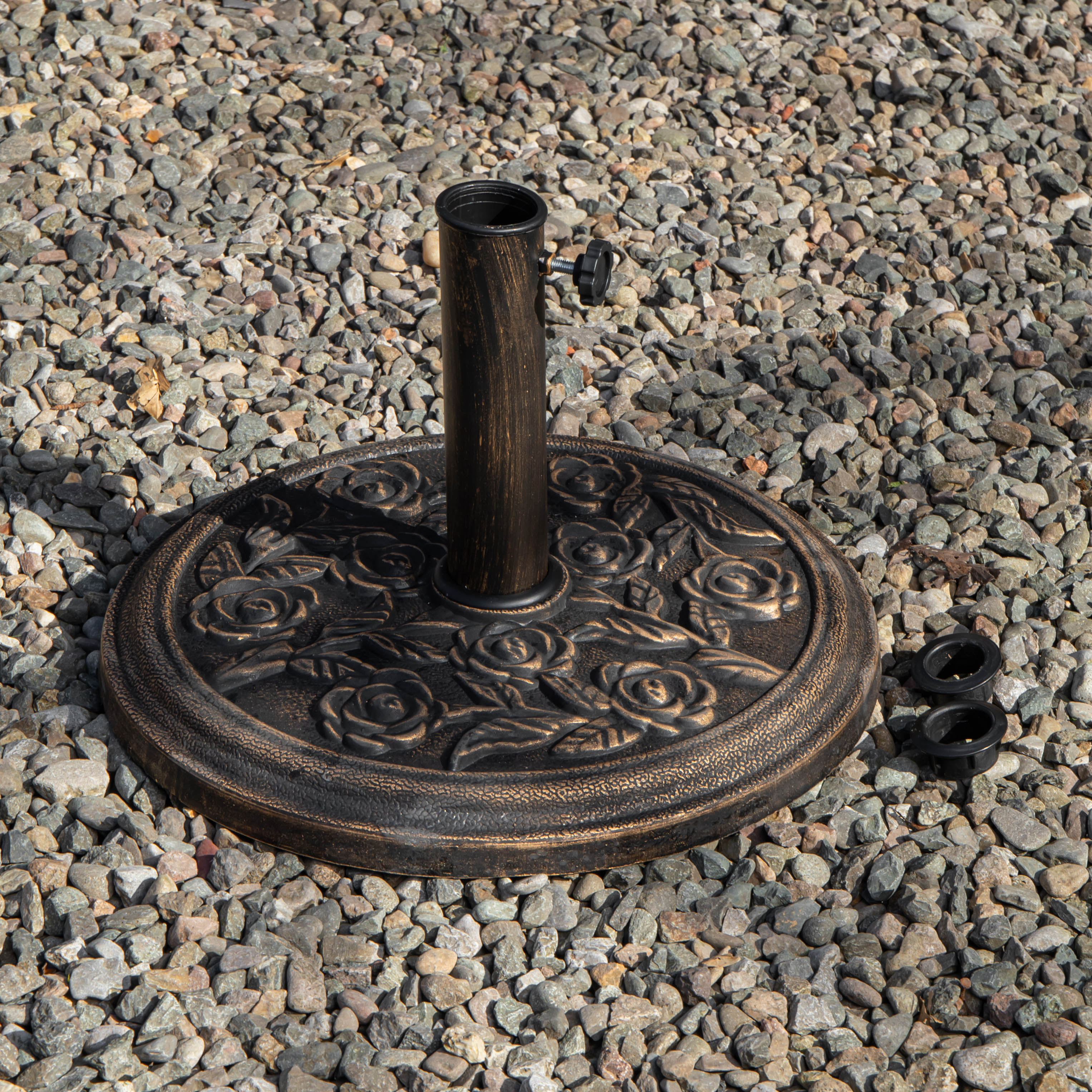 Samuel Alexander 9kg Heavy Duty Bronze Cast Iron Effect Garden Parasol Base
