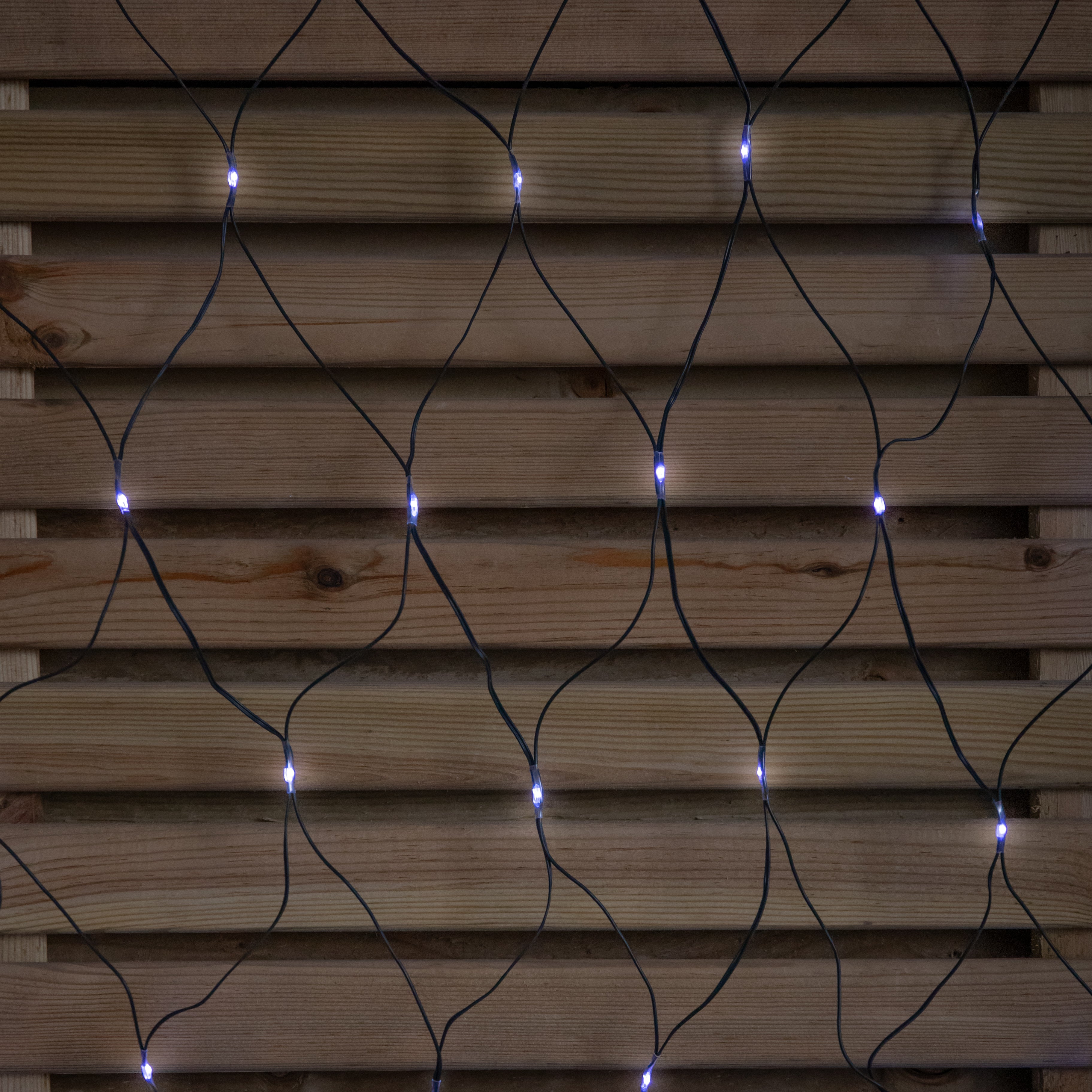 3.5m x 1.2m Christmas Window Net Lights with Multi-Action Cool White LEDs