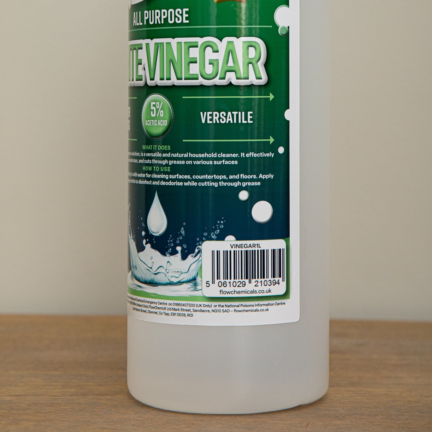1 Litre All Purpose Multi-Surface Cleaning White Vinegar 