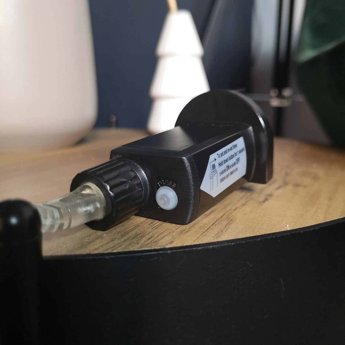 5.4m LED Multi Function Rose Gold Garland Wire Light Christmas Decoration with Timer in Warm White