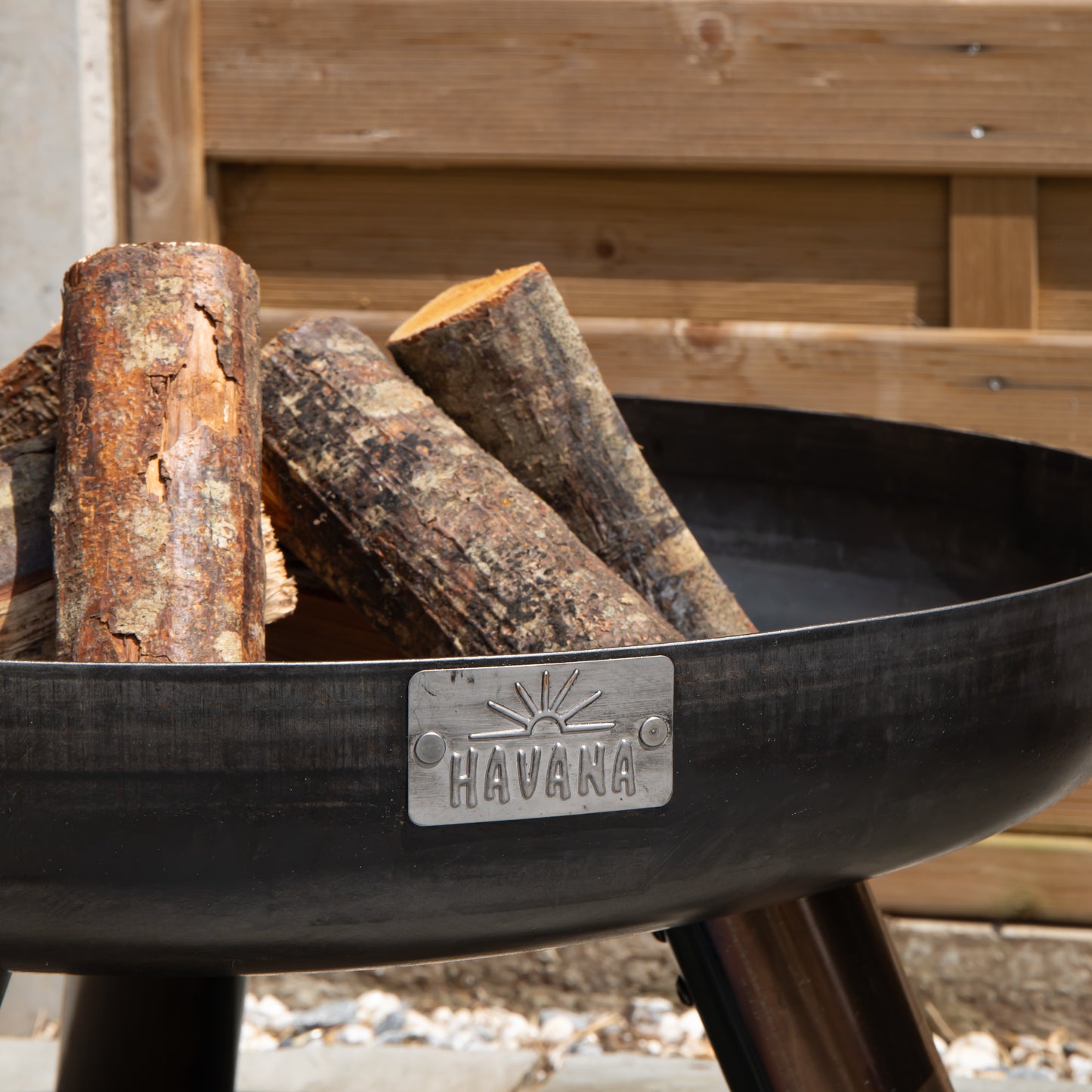 35cm Black Steel Primo Caldera Outdoor Garden Fire Pit